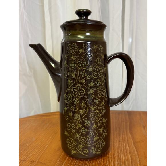 Vintage Franciscan Madeira Pottery/Earthenware Coffee Pot Pitcher - Picture 2 of 10